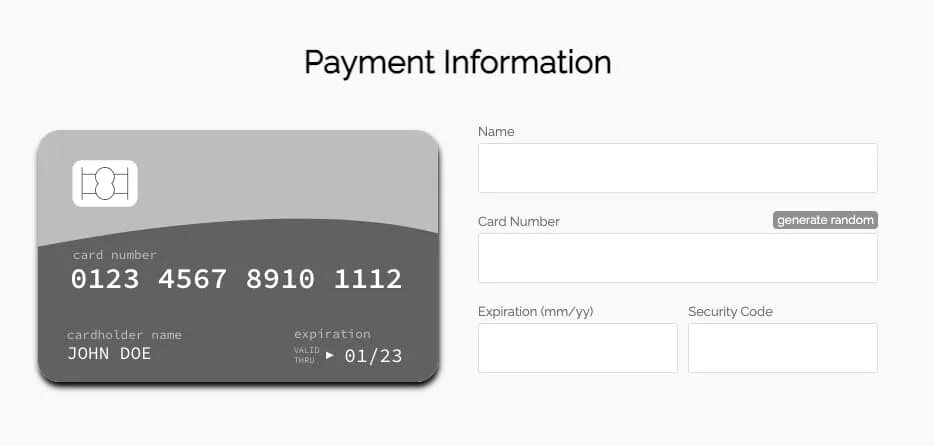 Payment number