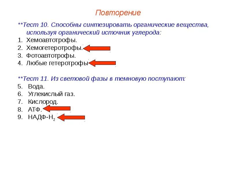 Организмы способные синтезировать органические. Синтез органических веществ тест. Используют органический источник углерода.