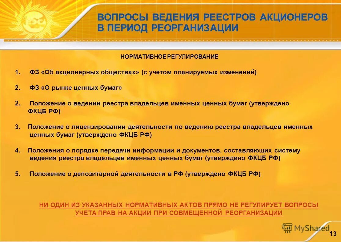 положение о ведении реестра. ведение реестра акционеров. 02. реестр данных. владелец склада временного хранения.