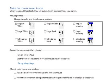 Mouse setting