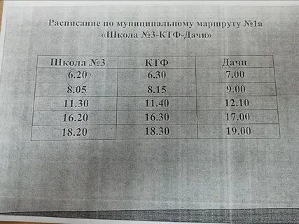 Расписание маршруток 2 6 ковров