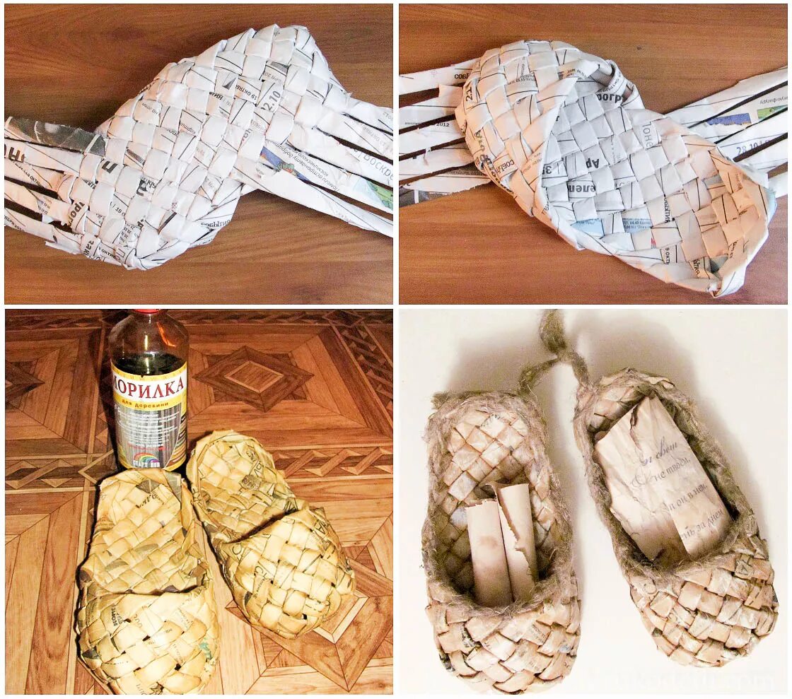 Как сделать лапти для костюма. Тапочки из ленточек. Лапоточки. Лапти из пеньковой веревки. Мастер класс плетение лаптей.