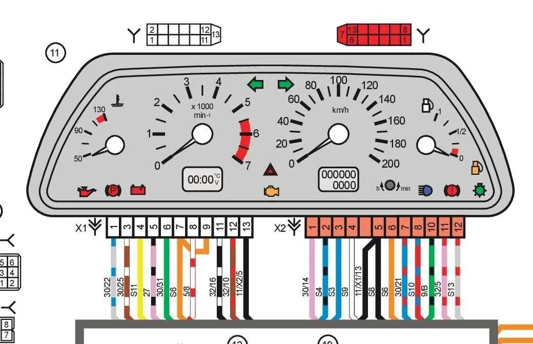 Схема подключения щитка приборов ВАЗ 2115. Схема подключения панели приборов ВАЗ 2115. Схема распиновки панели приборов ВАЗ 2114. Схема подключения панели приборов ВАЗ 21214.