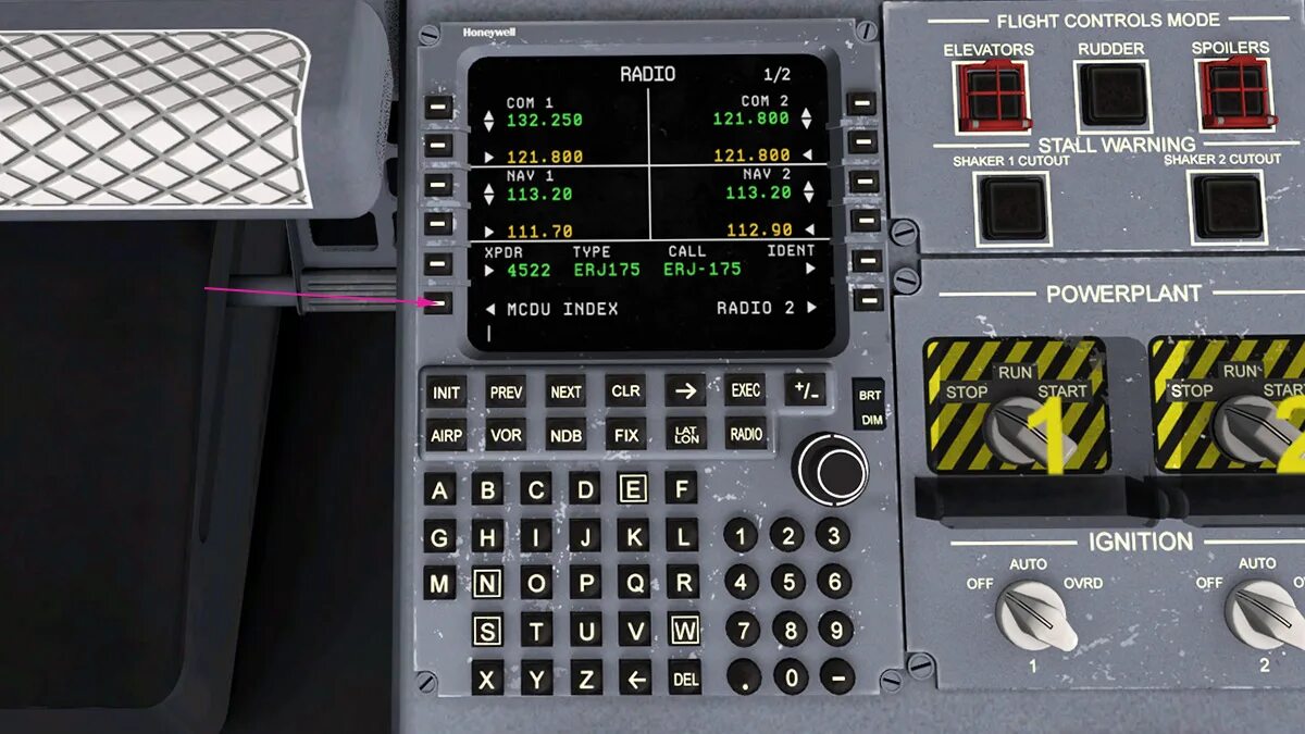 Fms index. Пульт FMS а320. MCDU a320. FMS Airbus 320. А320 MCDU Star.