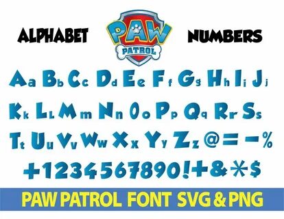 Free Free Paw Patrol Alphabet Svg Free 166 SVG PNG EPS DXF File.