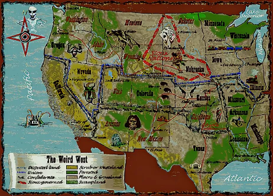 West maps