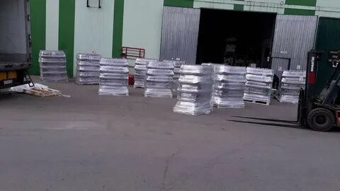 Паллет в прицепе