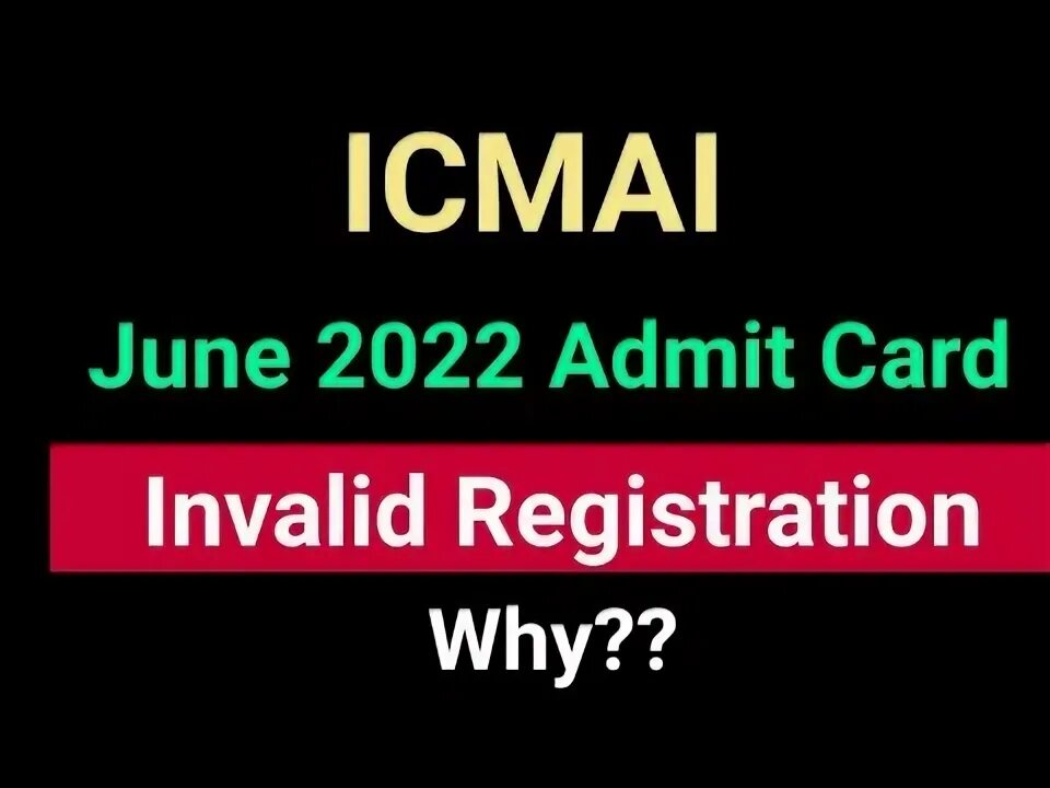 Invalid registration. Invalid registration