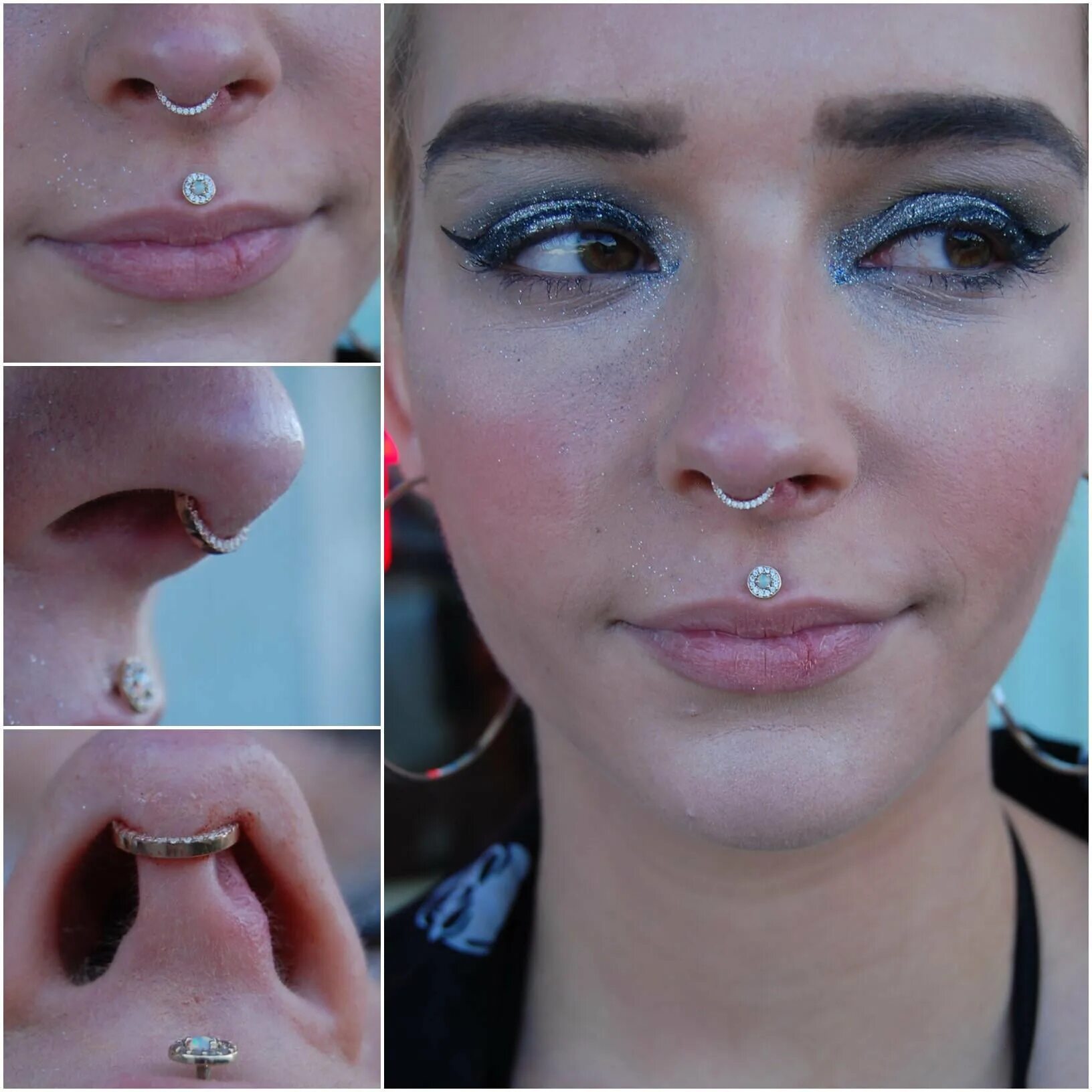 #laperle Face jewellery, Face piercings, Fashion beauty