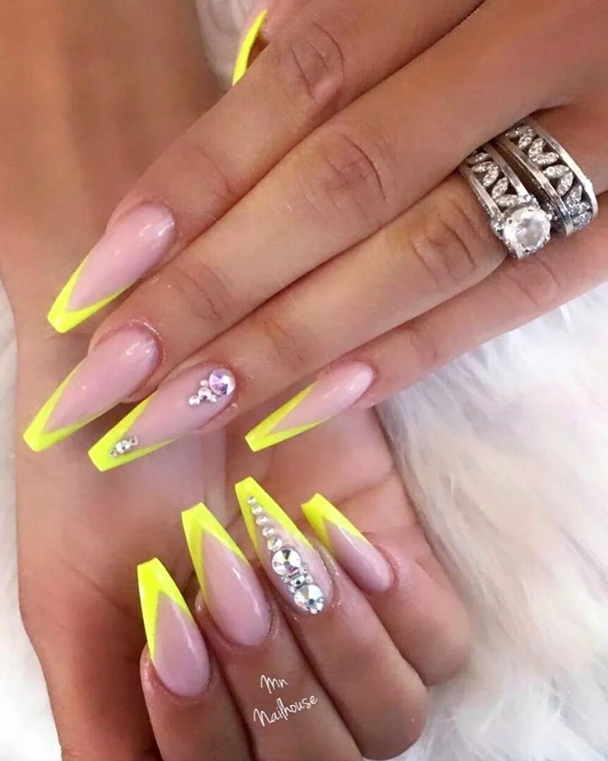 Coffin Nails (Also Known As Ballerina Nails) Sound Scarier Than They Look Baller