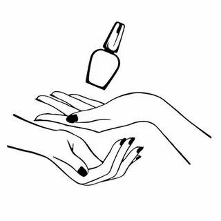 Картинка ногти нарисованные