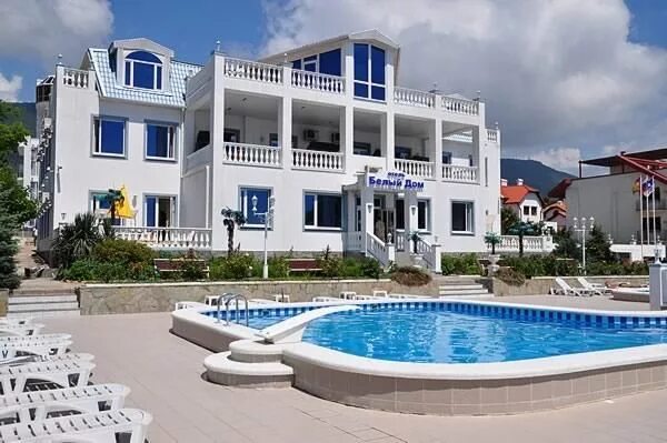 «атлас» отель россия, краснодарский край, г. бассейн белый дом геленджик. геленджик ул полевая 2. гостиницы геленджика на берегу моря. южный версаль геленджик.