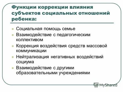 Коррекция функции