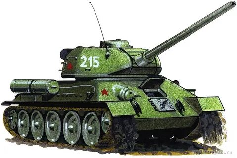 Нарисовать советские танки
