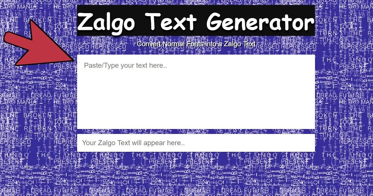 Zalgo text