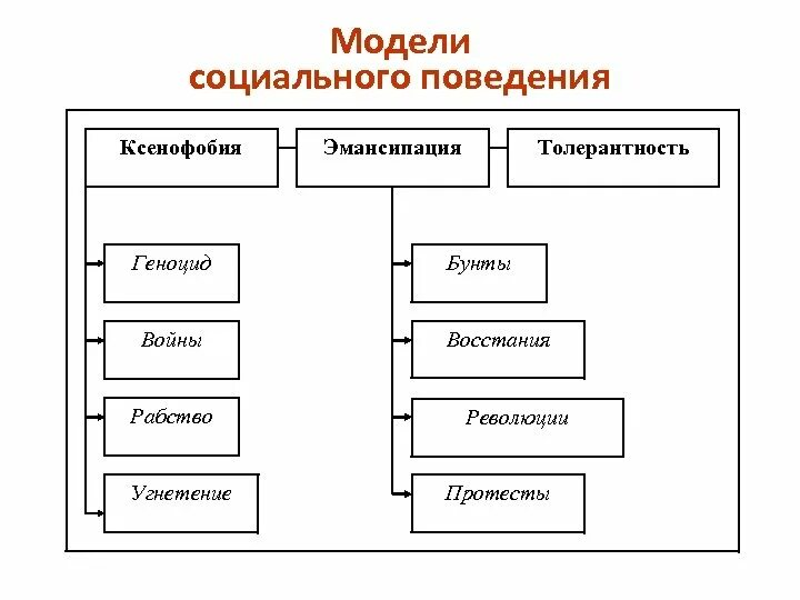 Модели общественного поведения