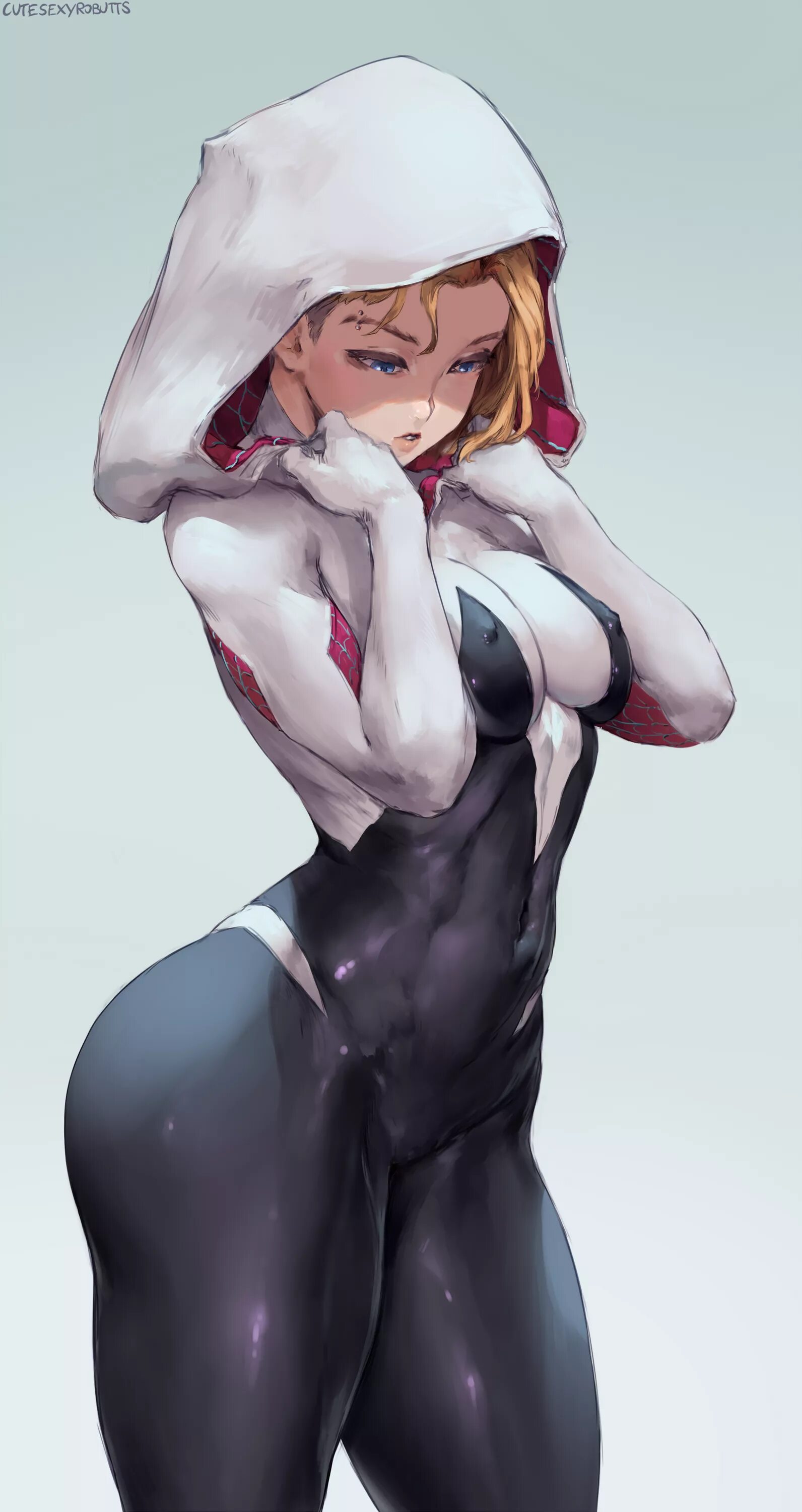 Гвен паук r34. Cutesexyrobutts гвен стейси. cutesexyrobutts гвен. гвен паук аниме 18. гвен стейси арт 18.