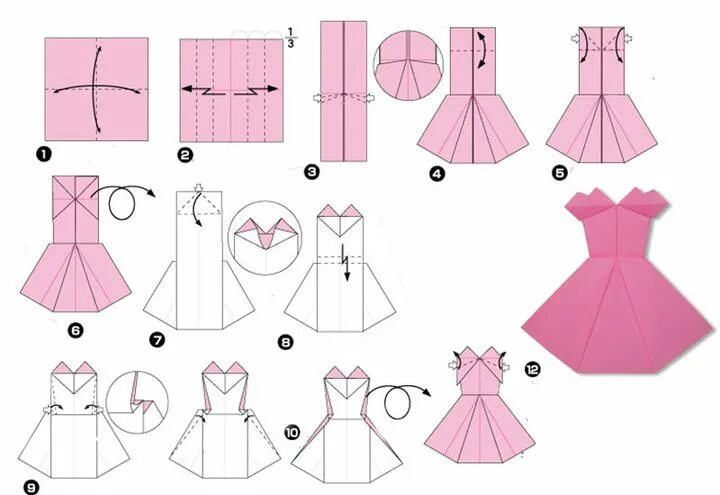 Платье поделка для детей. Оригами. Покажи как делать платье. Покажи как делать платье. Костюм из газет для девочки.