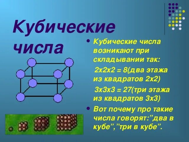 Куб числа пять. Кубические числа. числовой куб. задания на кубические числа. кубическое фигурное число.