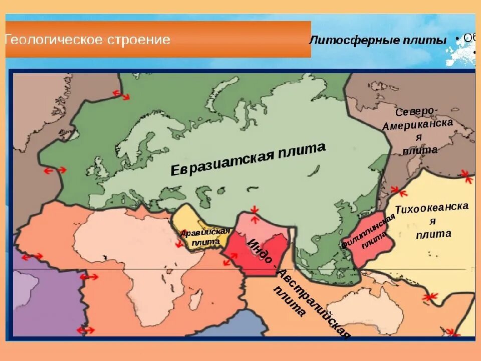 Какая из литосферных плит является крупной. Карта литосферных плит Европы. Карта литосферных плит Евразии. Литосферные плиты Евразии. Границы литосферных плит Евразии на карте.