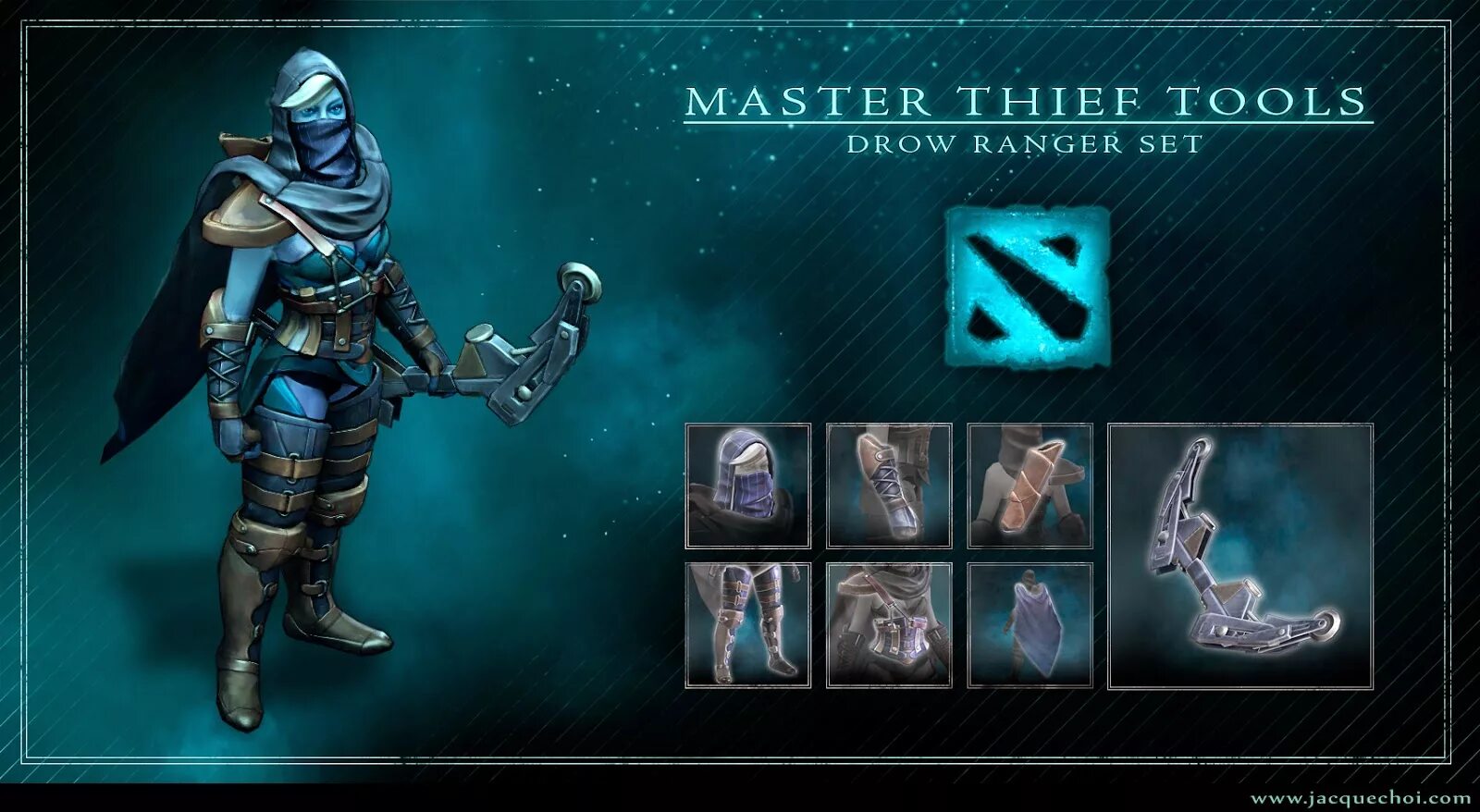 Master thief. Genuine набор Tools of the Master Thief. Master Thief Drow Ranger. Dota 2 Drow Ranger Master Thief. Drow Ranger Tools of the Master Thief.
