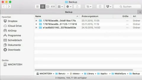 Backup files