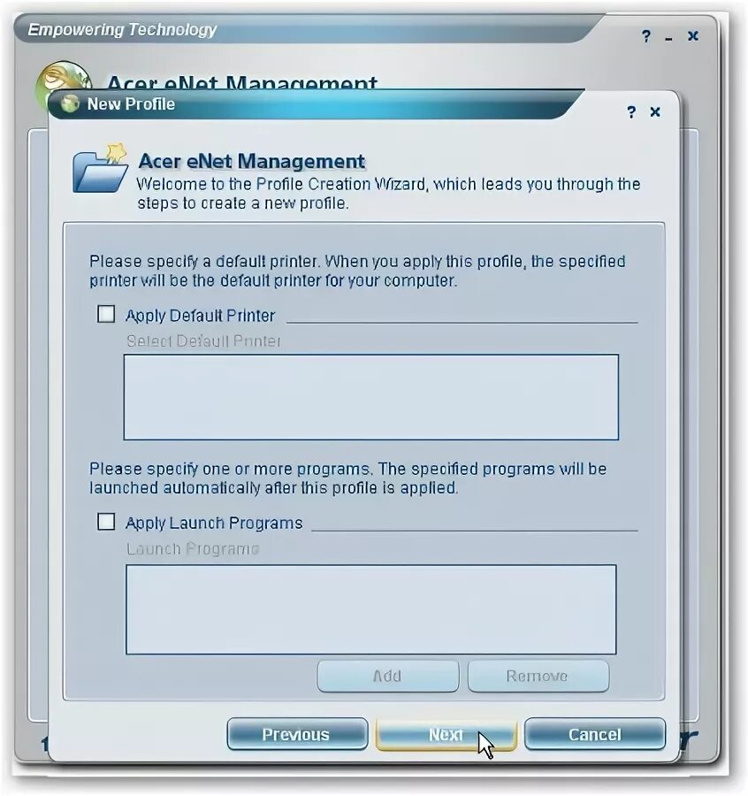 Acer утилиты для ноутбука