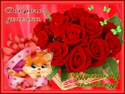 Доброго денечка любимая