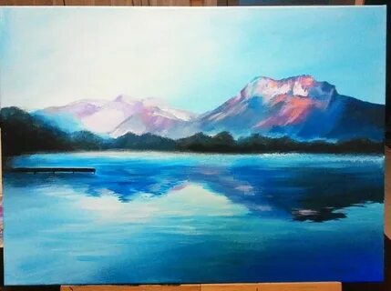 Рисунки море озеро