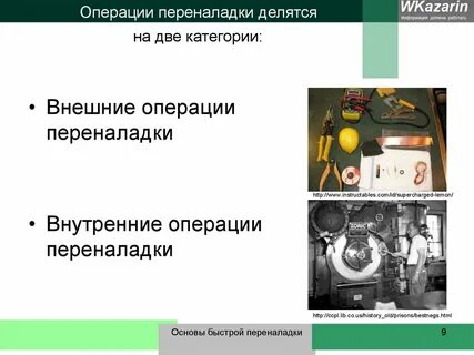 Быстрая переналадка оборудования производства