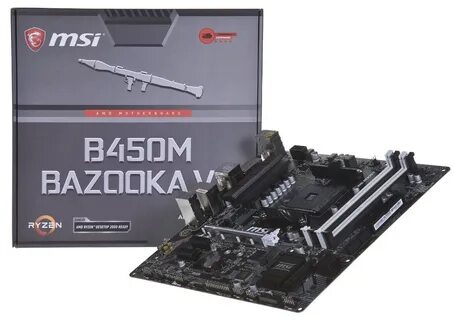 Материнская плата msi b450m bazooka max wifi