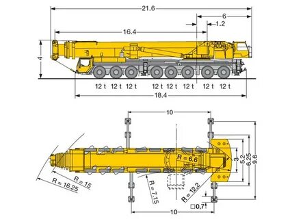 Кран 120 тонн технические характеристики