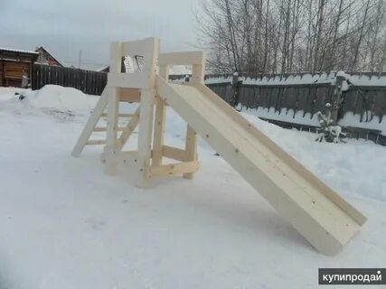 Как сделать горку для детей своими руками