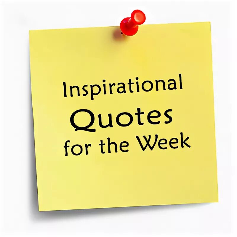 The end of the working week. Quote of the day.