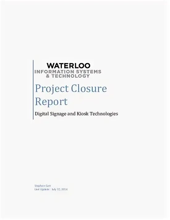 Report on university. Report on university