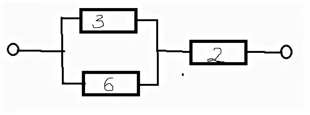 Четыре резистора сопротивлением r1 3