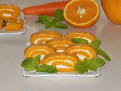 Апельсиновый рулет