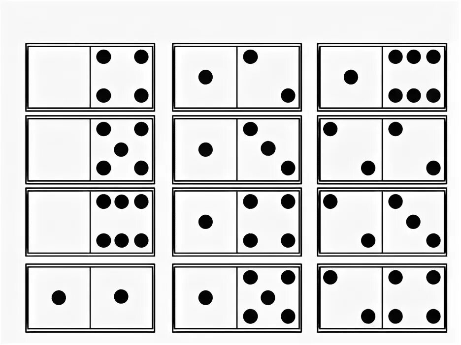 Домино для детей распечатать Domino for Kids. Children Educational Game Stock Vector Illustration of kids,
