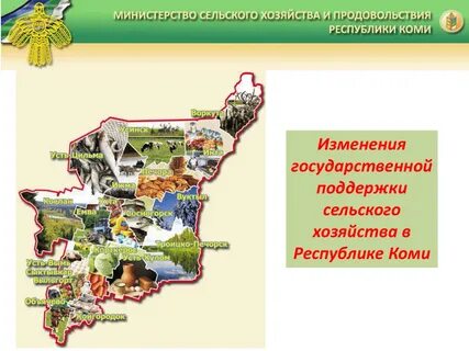 Сельскохозяйственные районы республики
