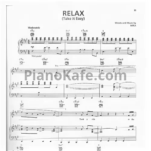 Relax take it easy Ноты для фортепиано. Mika Relax Ноты. Relax take it easy Ноты. Перевод песни relax