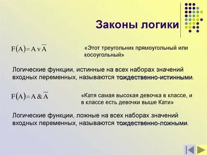 2 закон логики