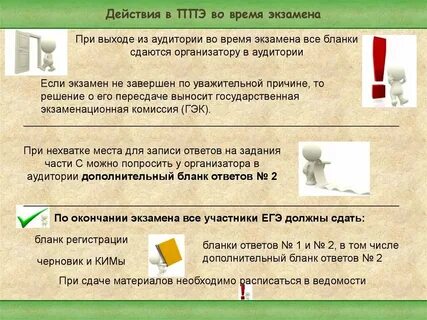 Дополнительное время на экзамене