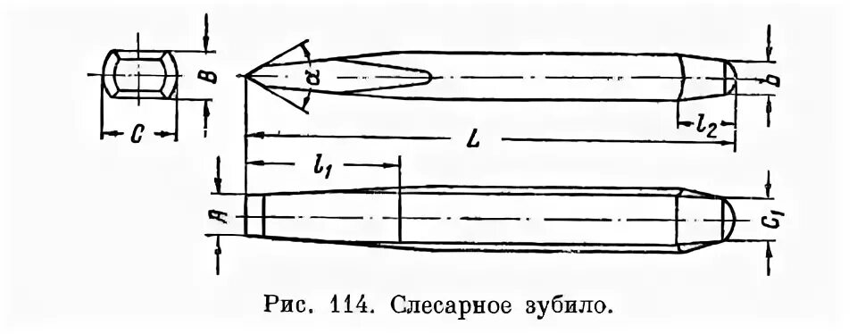 Какую длину должны иметь зубила. Чертёж зубила отбойного молотка иэ-4218. слесарное зубило схема. чертеж зубила.