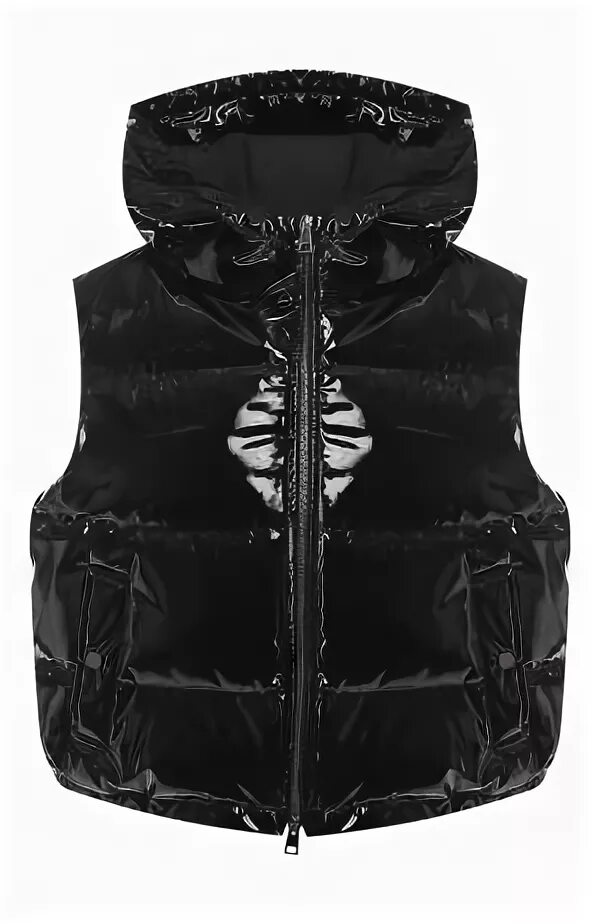 глянцевая жилетка
