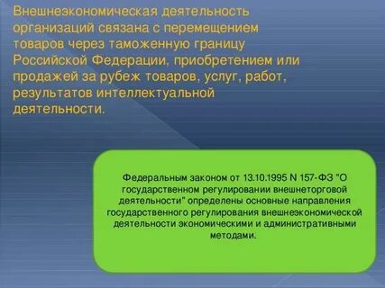 Внешняя деятельность компании
