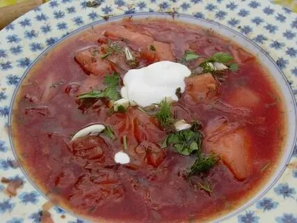 Копченый борщ