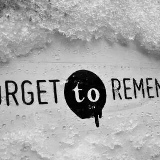 Forget to remember