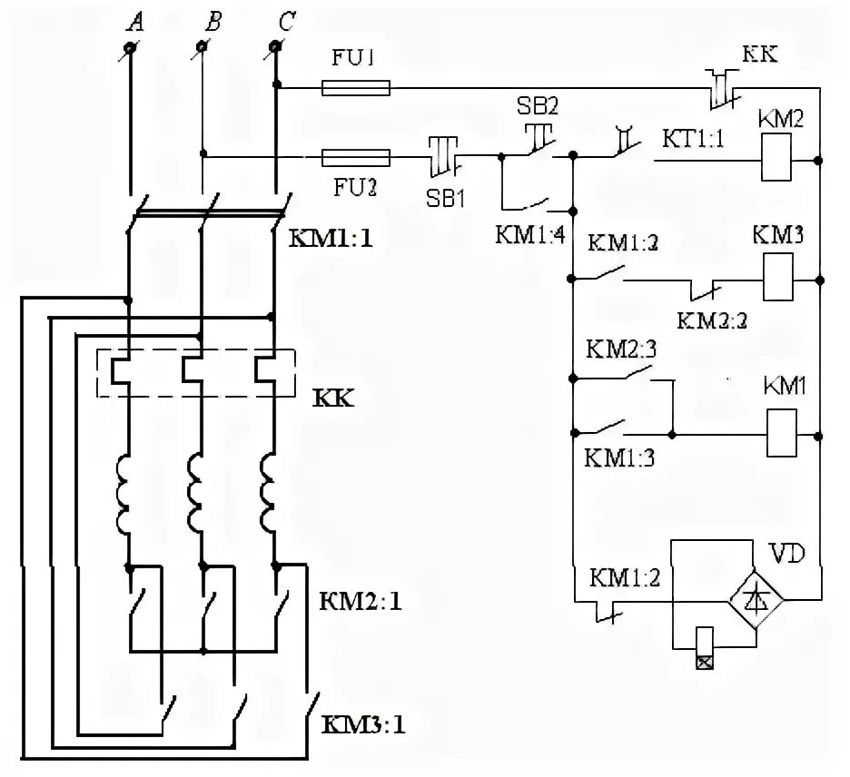 Плавный пуск двигателя 380 схема подключения. Схема плавного пуска электродвигателя 380в. Схема управления асинхронным двигателем звезда треугольник. Схема подключения электродвигателя с плавным пуском.