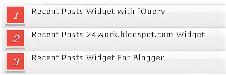 Post widget type. Post widget type