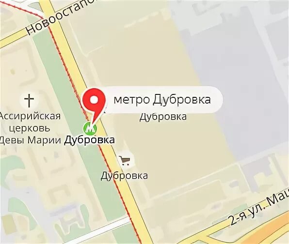 Москва дубровка на карте